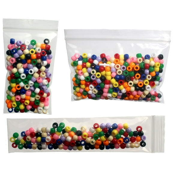 4 Mil 100-Pack Bauxko Eco 6 x 6 White Block Reclosable Poly Bags 4 Mil 100-Pack Bauxko Eco 6 x 6 White Block Reclosable Poly Bags
